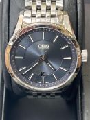 Oris automatic big dial wristwatch, stainless stee