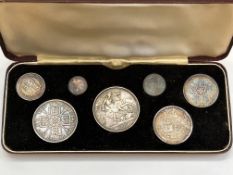 British Jubilee collection silver coinage specimen