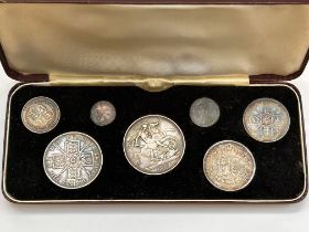 British Jubilee collection silver coinage specimen