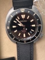 Seiko automatic 20 bar wristwatch as new with box