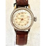 Oris automatic 17 jewels big crown wristwatch. Cur