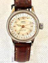 Oris automatic 17 jewels big crown wristwatch. Cur