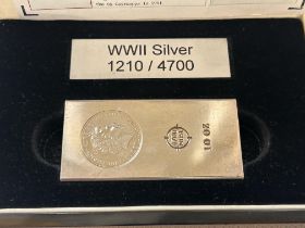 WWII 999 fine silver limited edition 1210-1700 10o