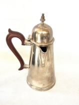 Silver coffee pot JBC and S makers, Birmingham hom