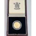 1996 proof Full Sovereign with case