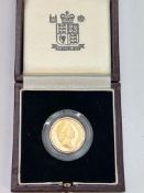 1996 proof Full Sovereign with case
