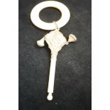 Victorian teething ring & rattle