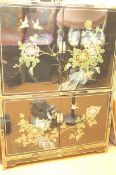 Very large Chinese style lacquered unit
