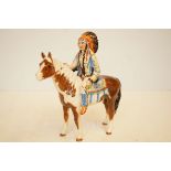 Beswick mounted indian model No 1391