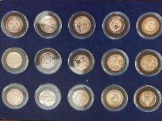 Mini shuttle series collection of 15 .999 fine sil