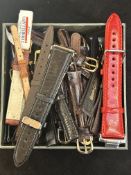 Collection of leather watch straps