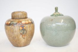 Item 1 - Cranston Pottery, tube lined ginger jar c