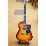 Encor model No ENC165EAR semi acoustic guitar