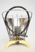 Art deco gas heater by HARPERS, ENGLAND yellow ena