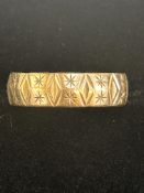 9ct Gold band Size P