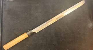 Rare Antique Japanese chefs knife signed ARITSUGU.