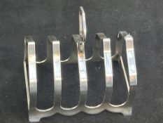 Silver toast rack Weight 59g