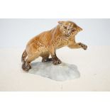 Beswick puma on rock model No 1702