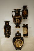 Collection of greek ceramics