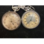 Services army pocket watch & 1 other