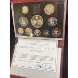 1197 United Kingdom proof coin collection boxed wi