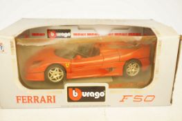 BBurago F50 scale model Ferrari