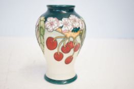 Moorcroft cherry blossom vase