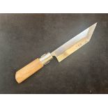 Miyakoya, signed antique Japanese chefs knife , r