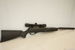 Remington Tyrant .22 air rifle with scope and soft