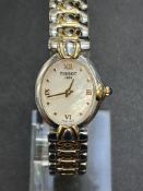 Tissot ladies wristwatch with mother of pearl dial