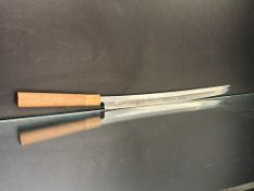 Antique Japanese chefs knife Sword. Rare Japanese
