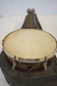 Keech German banjo with case