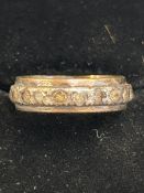 9ct Gold & silver ring Size K