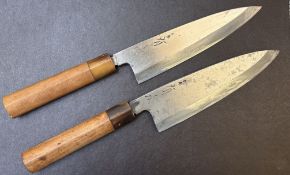 Exceptionally rare set of antique Japanese chefs k