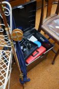 Berrie Richards carp rod, vintage reel, seat box &