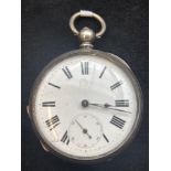 Silver pocket watch