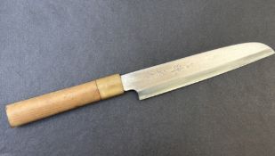 Exceptionally rare antique Japanese Chefs knife si