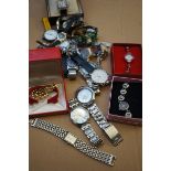 Large collection of fashion wristwatches