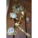 Collection of brass ware