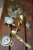 Collection of brass ware