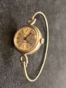 Ladies Mougin piquard silver wristwatch