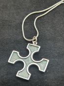 Scottish silver designer (Malcom Gray) necklace