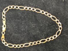 9ct Gold bracelet (1.3g)