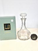 Boxed Dunhill decanter