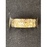 9ct gold band, size N