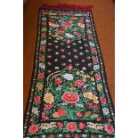 Hand stitched good quality floral table runner