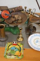 Collection of metalware to include a vintage tinpl