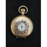 Waltham half hunter pocket watch, good condition a