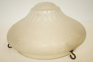 Retro hanging glass light shade