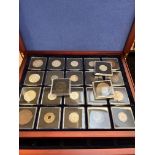 Unsorted early coin collection with presentation b